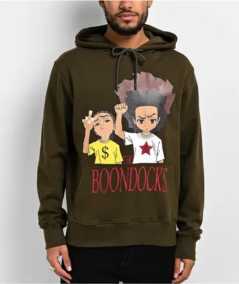The Boondocks Brothers Green Hoodie