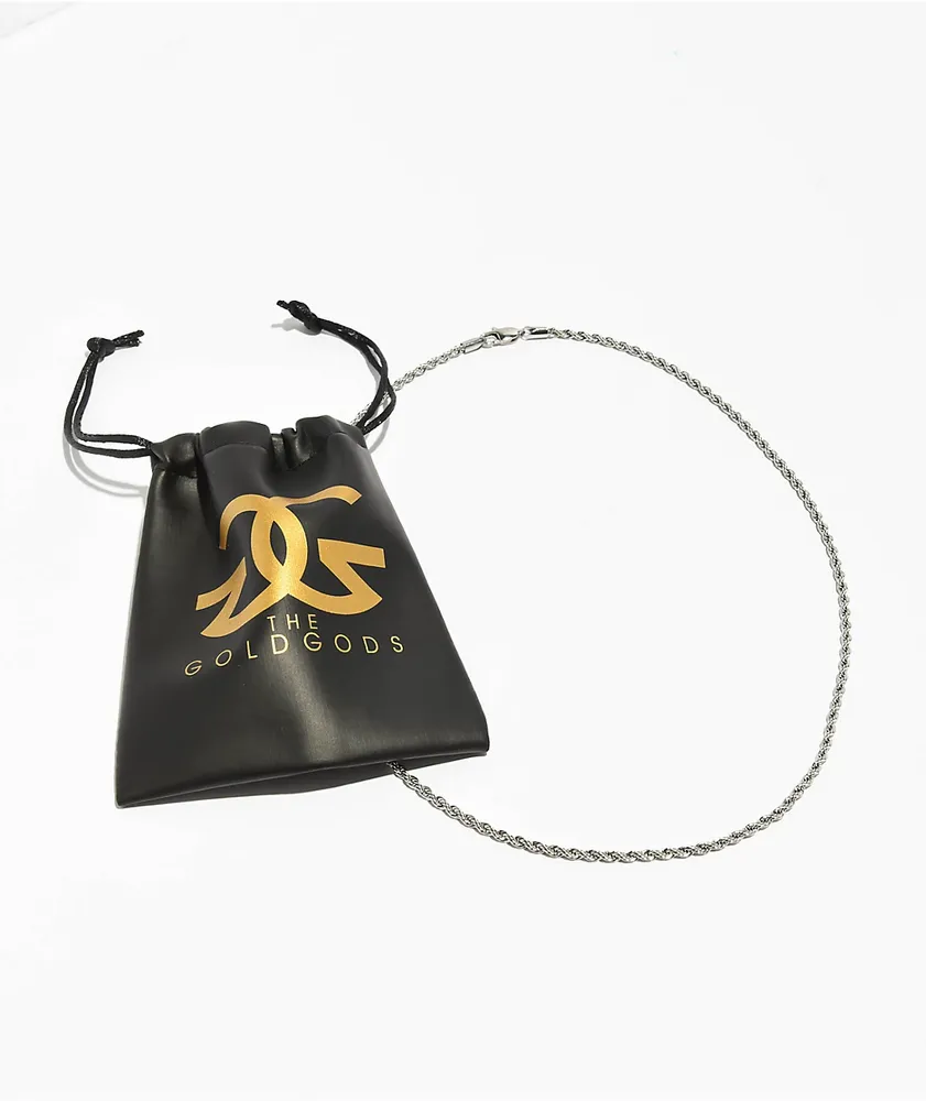 The Gold Gods 22" White Rope Chain Necklace