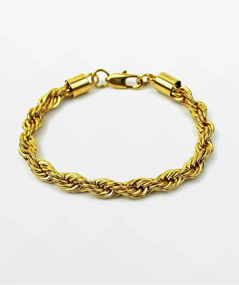 The Gold Gods 6mm Gold Rope Bracelet