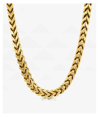 The Gold Gods Gold 24" Franco Box Chain Necklace