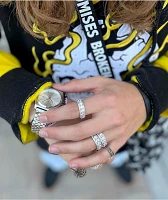 The Gold Gods King Diamond White Gold Ring