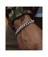 The Gold Gods Miami Cuban Link 8mm White Gold Bracelet