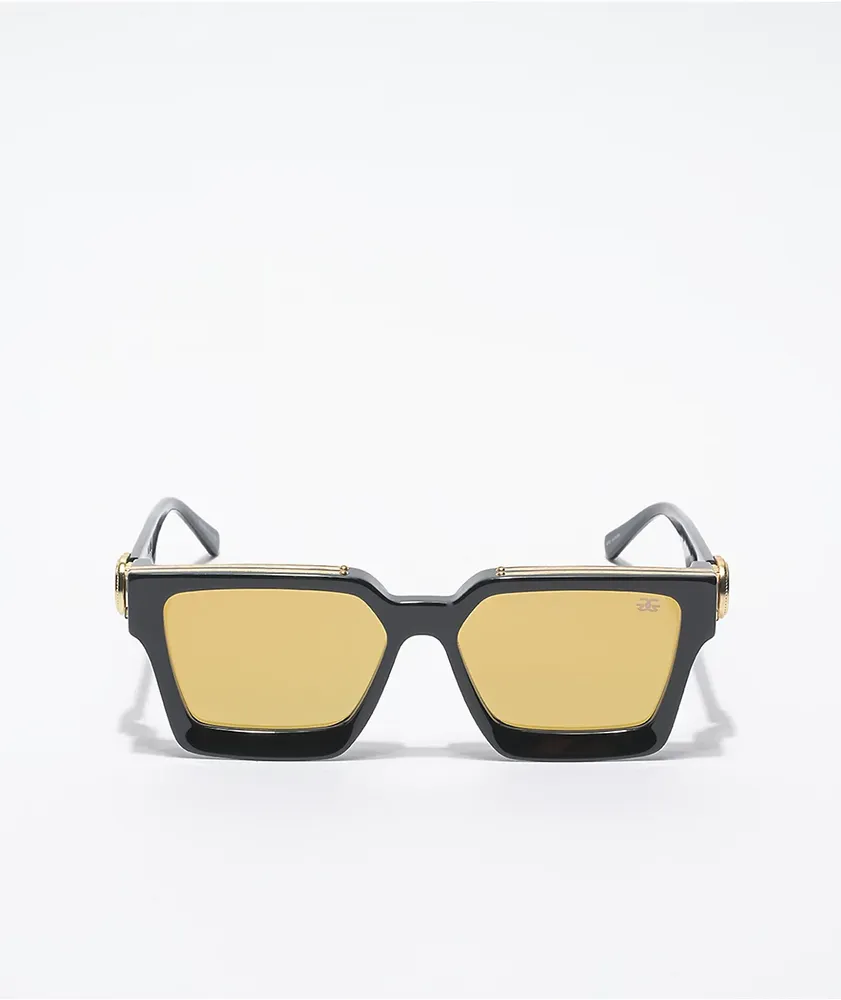 The Gold Gods The Virgils Black & Gold Flash Sunglasses