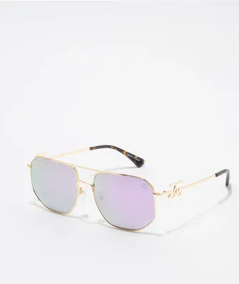 The Gold Gods The Zelus Lavender Sunglasses