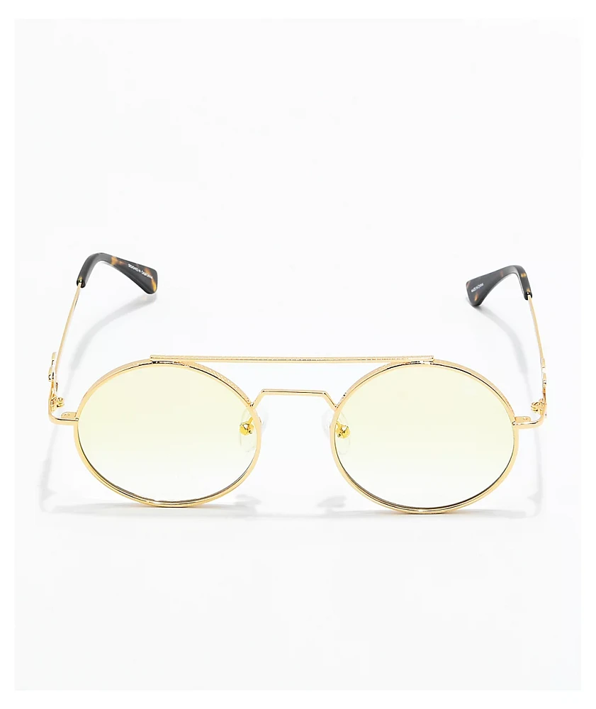 The Gold Gods Visionaries Gold & Yellow Gradient Sunglasses