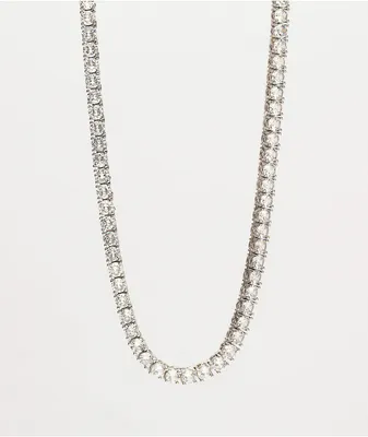 The Gold Gods White Gold Diamond 22" Tennis Chain