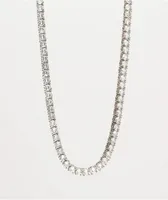 The Gold Gods White Gold Diamond 22" Tennis Chain