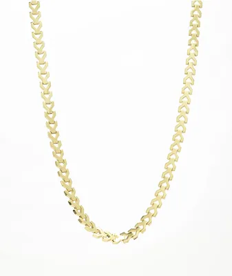 The Gold Gods Y Link 18" 8mm Gold Necklace