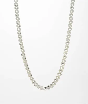 The Gold Gods Y Link 18" 8mm White Gold Necklace