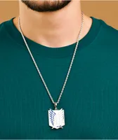 The Gold Gods x Attack On Titan Scout 22" White Gold Chain Necklace