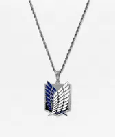 The Gold Gods x Attack On Titan Scout 22" White Gold Chain Necklace