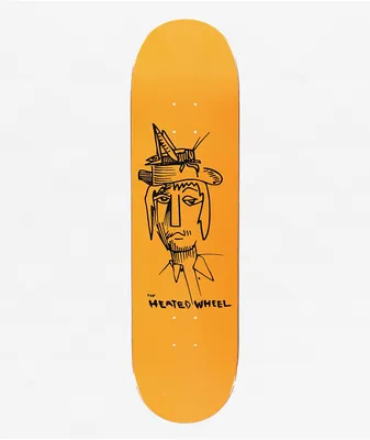 The Heated Wheel Grasshopper Guy 8.38" Skateboard Deck