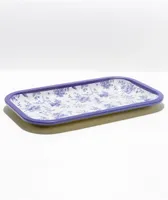 The High & Mighty Fine China White & Purple Key Tray