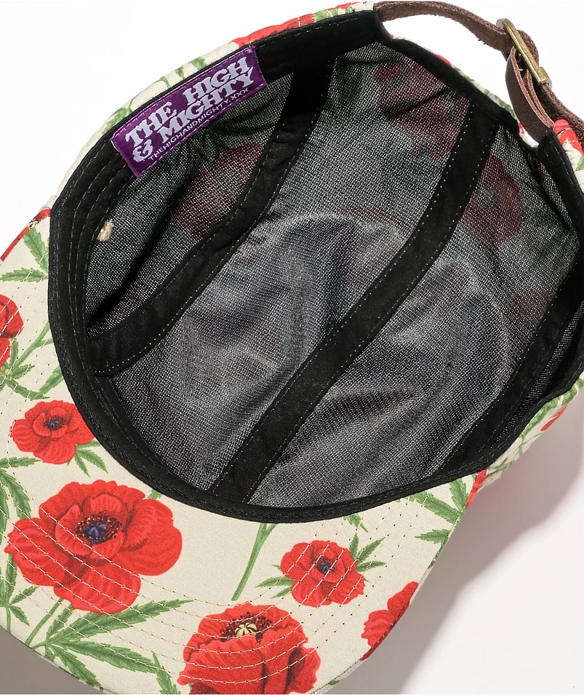 The High & Mighty Poppies 5 Panel Hat