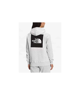 The North Face Box NSE Light Heather Grey & Black Hoodie