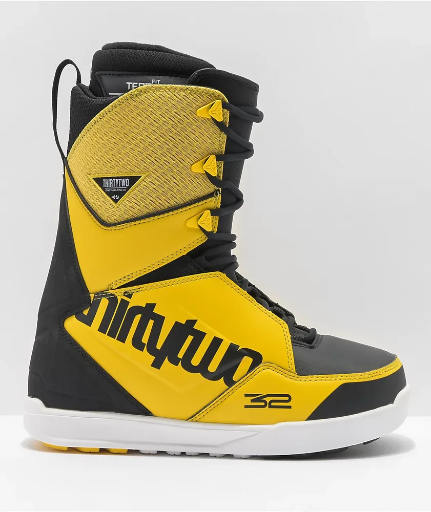 ThirtyTwo Lashed Black & Yellow Snowboard Boots 2021