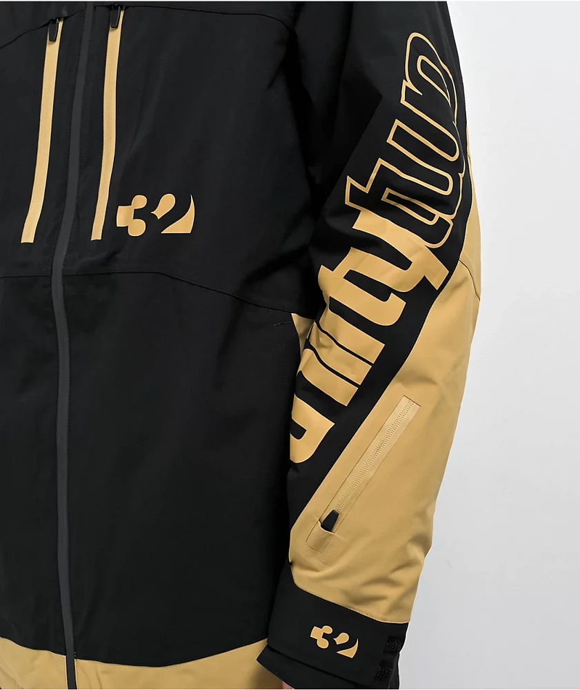 ThirtyTwo Lashed Black 15K Snowboard Jacket