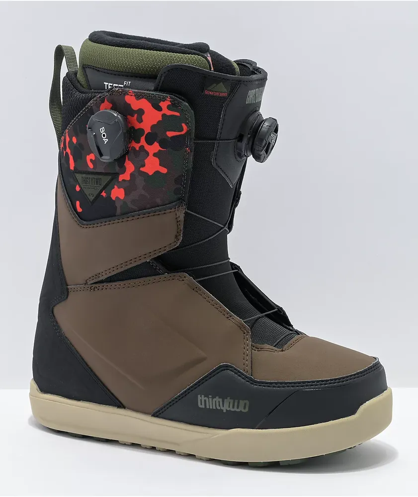 ThirtyTwo Lashed Double Boa Bradshaw Camo Snowboard Boots 2021
