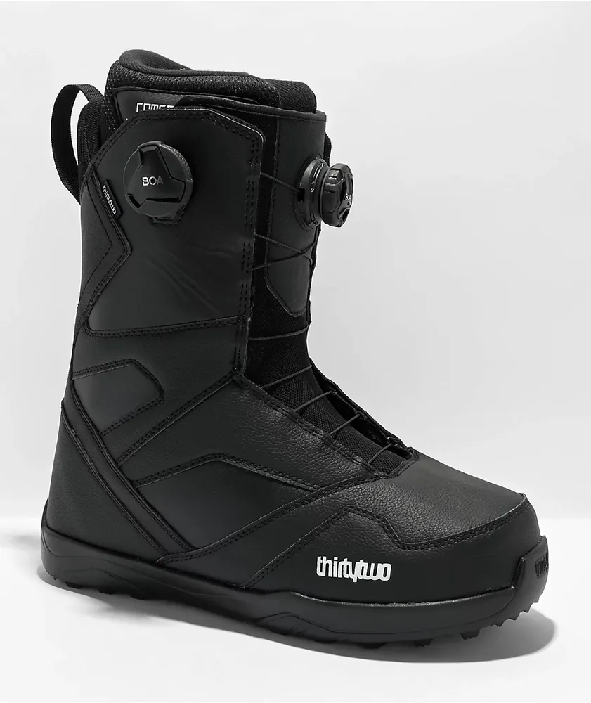 ThirtyTwo STW Double Boa Black Snowboard Boots 2023