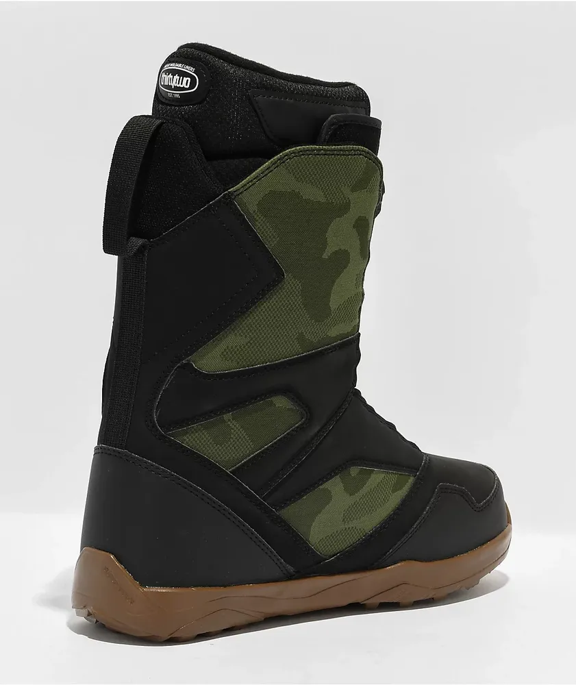ThirtyTwo STW Double Boa Green Snowboard Boots 2024