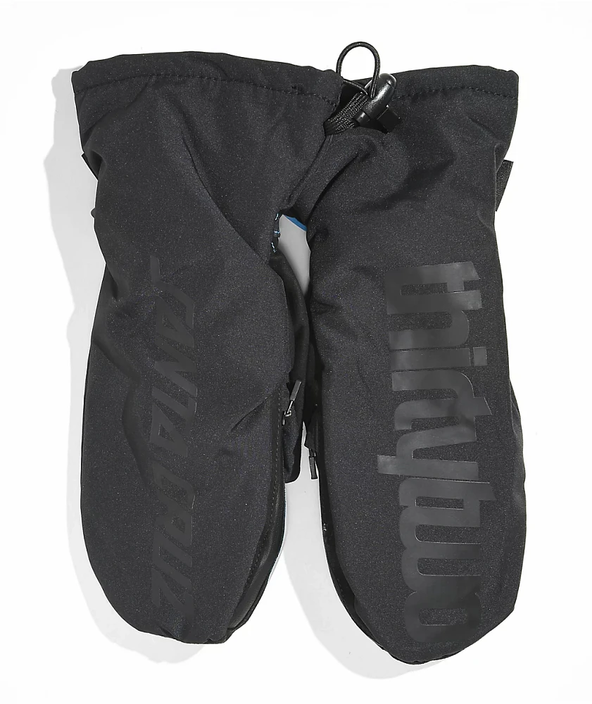 ThirtyTwo x Santa Cruz Screaming Hand Black 10K Snowboard Mittens