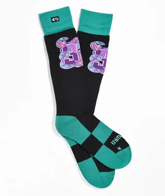 Thirtytwo Double Black Snowboard Socks