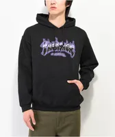 Thrasher Airbrush Black & Purple Hoodie