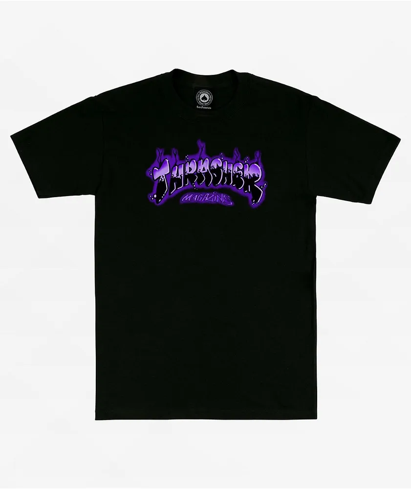 Thrasher Airbrush Black T-Shirt