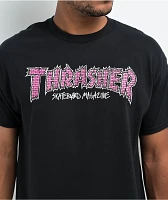 Thrasher Brick Black T-Shirt