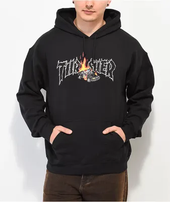Thrasher Cop Car Black Hoodie