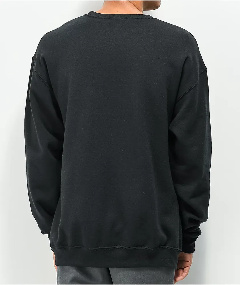 Thrasher Firme Logo Black Crewneck Sweatshirt