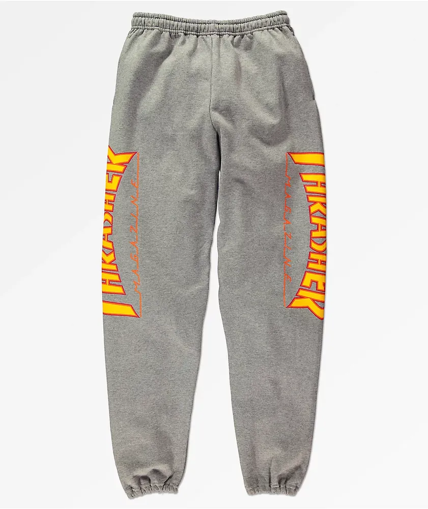 Thrasher Flame Grey Sweatpants