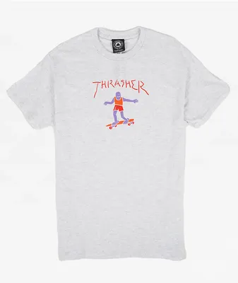 Thrasher Gonz Fill Grey T-Shirt