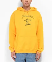 Thrasher Gonz Logo Gold Hoodie