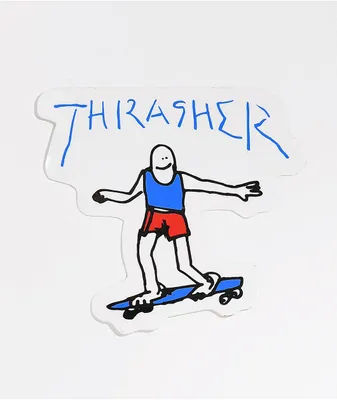 Thrasher Gonz Logo Sticker