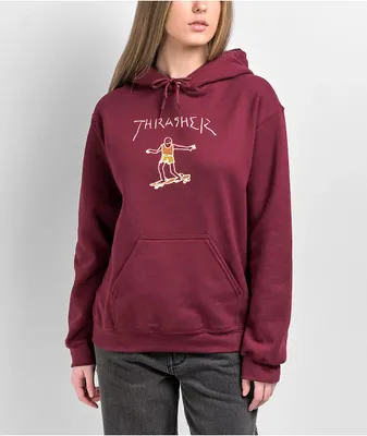 Thrasher Gonz Maroon Hoodie