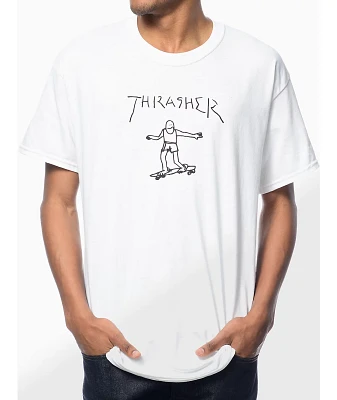 Thrasher Gonz White T-Shirt