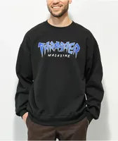Thrasher Jagged Black Crewneck Sweatshirt