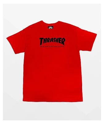 Thrasher Kids Mag Red T-Shirt