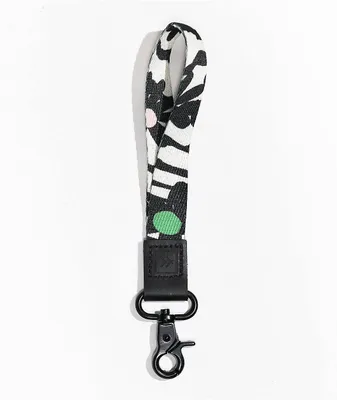 Thread Bells White Wrist Lanyard