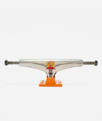 Thunder Foy Fauna Pro Edition Polished Silver & Orange 149 Skateboard Truck