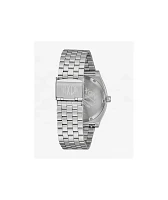Time Teller Fisheye Silver & Black Analog Watch