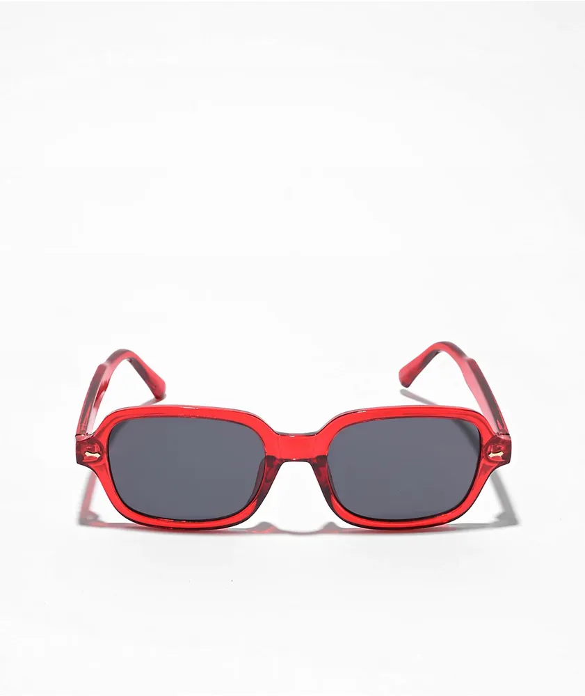 Trasparent Red Sunglasses