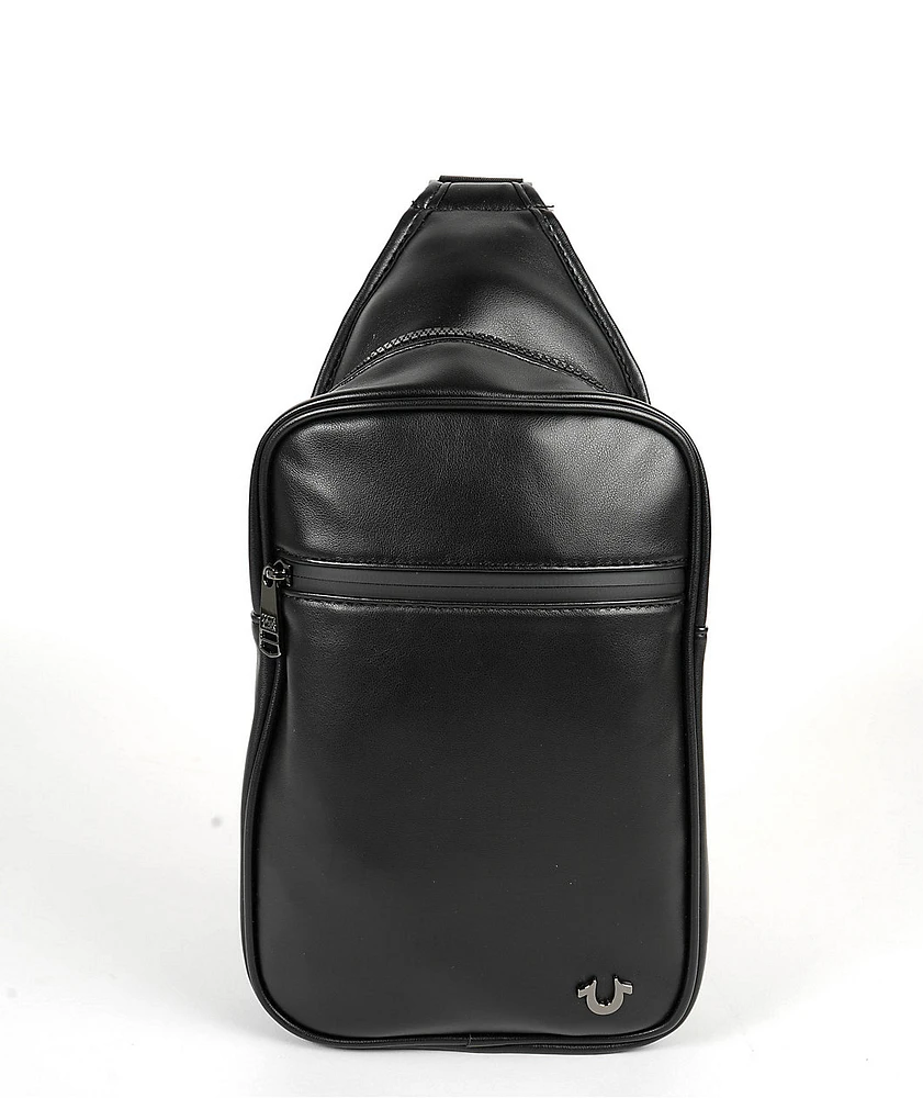 True Religion Bank Black Sling Bag
