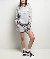 True Religion Patched Boyfriend Grey Hoodie