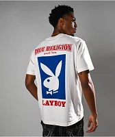 True Religion x Playboy Tails You Win Cream T-Shirt