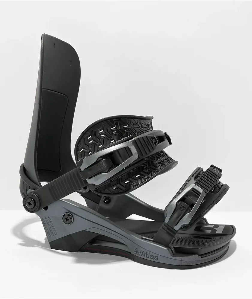 Union Atlas Grey Snowboard Bindings 2023