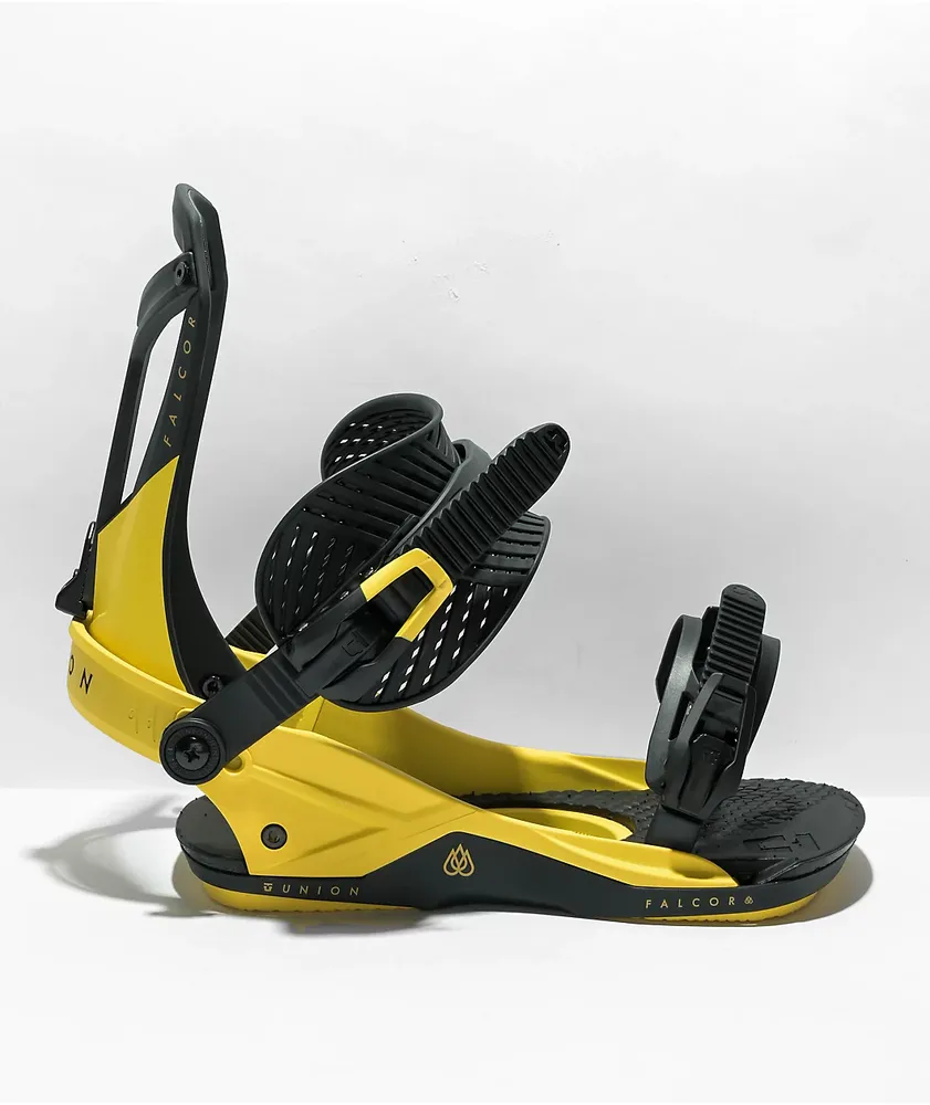 Union Falcor Yellow Snowboard Bindings