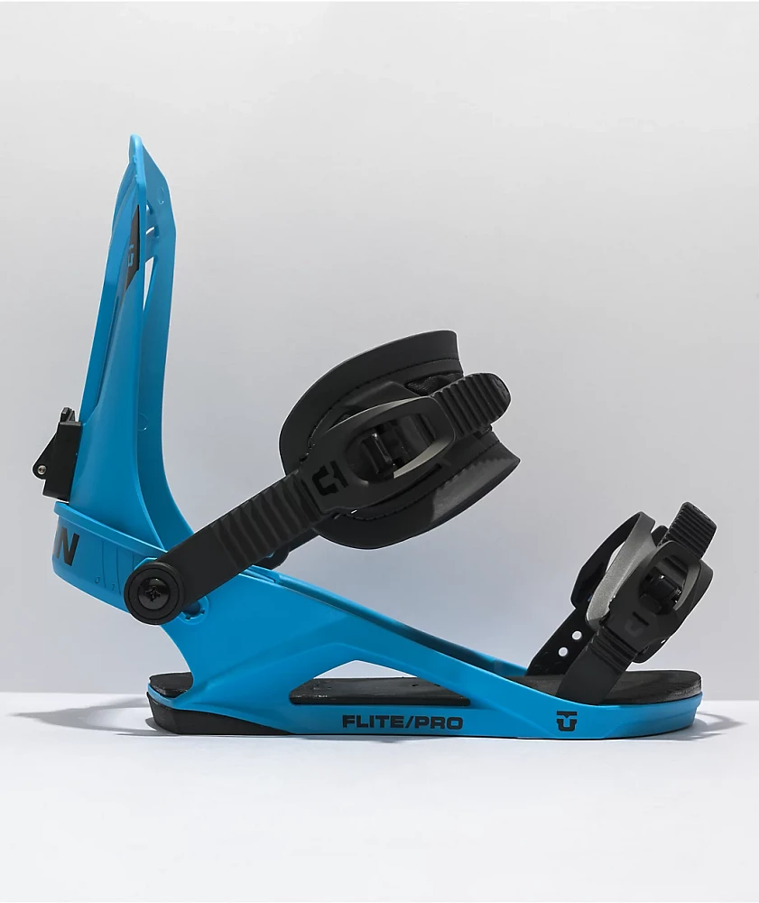 Union Flite Pro Blue Snowboard Bindings 2022
