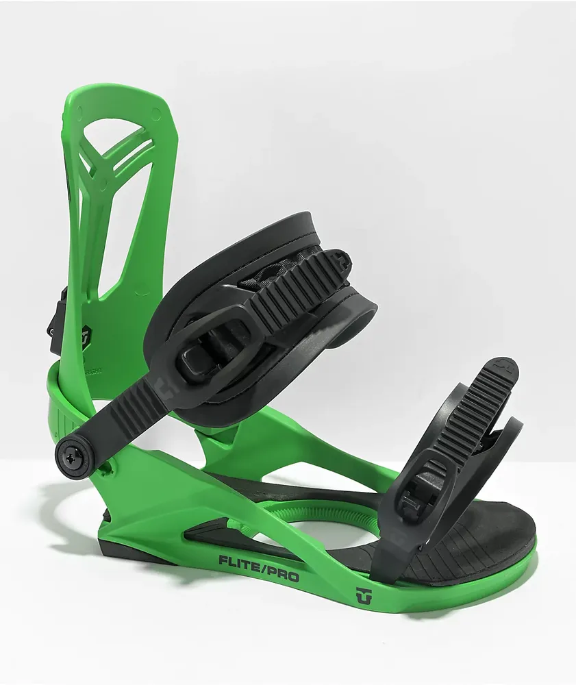 Union Flite Pro Green Snowboard Bindings 2023